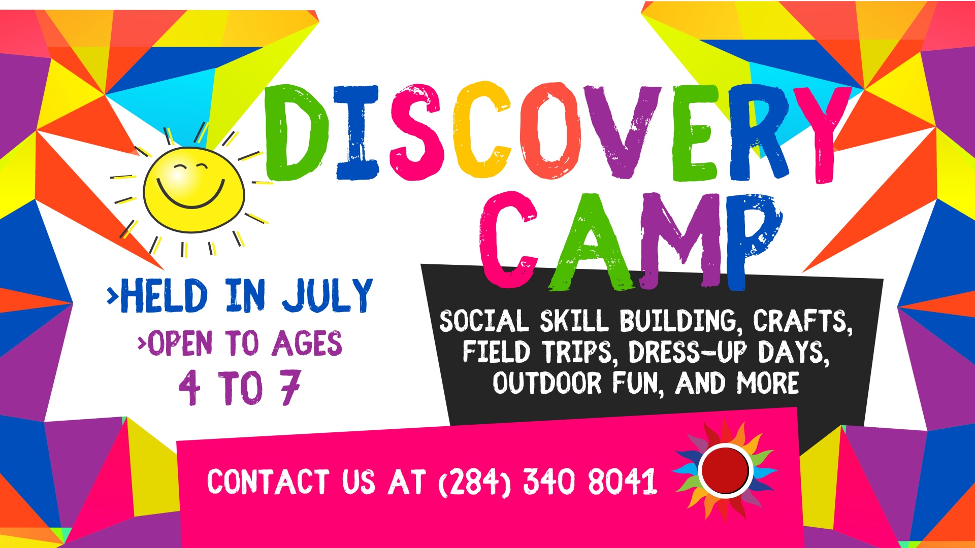 Discovery Camp Banner 2024